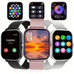 Smart Watch 2025 Bluetooth Call reloj inteligente For Men Women Fitness Tracker Sport Big Screen Smart watches Android ios Phone