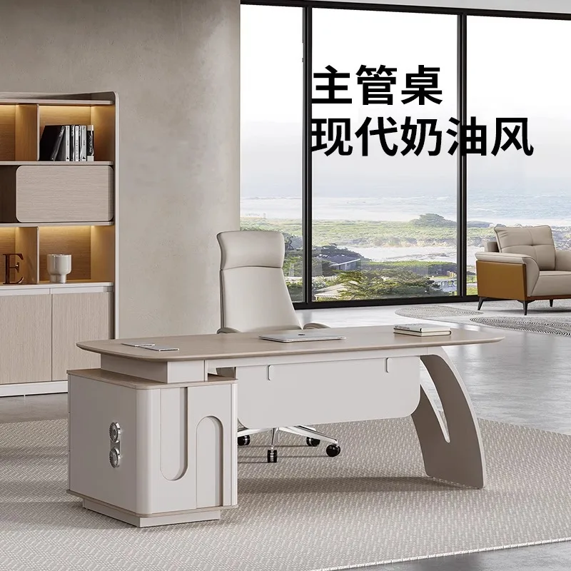 

Desk simple modern supervisor table manager office table high-end fashion boss
