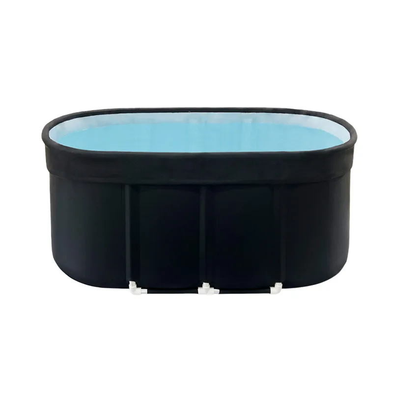 

Cross-border hot-selling ice bath bucket sports oval bathtub rehabilitation ice bath inflatable cold water tank folding bathtub