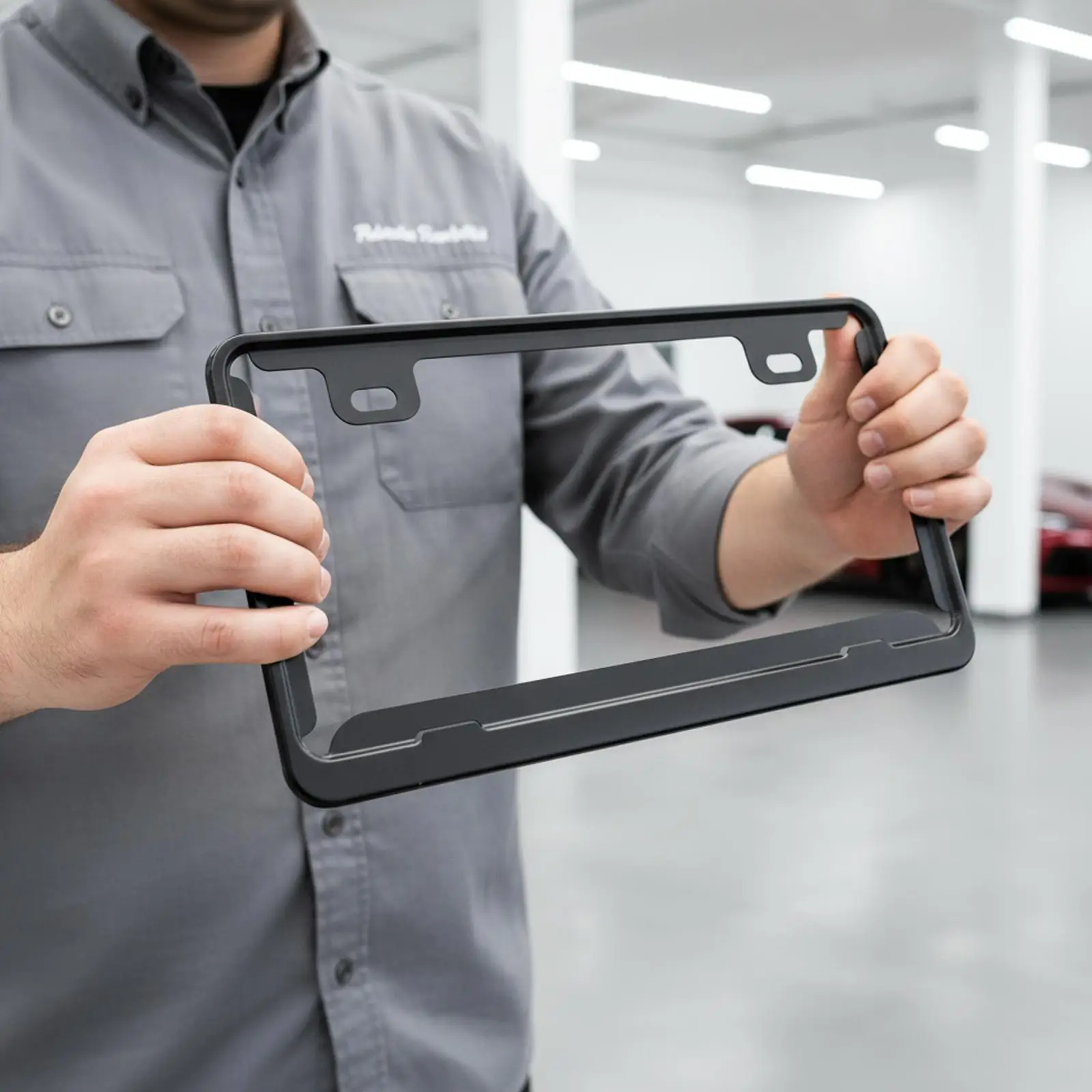 Weather Resistant License Plate Frame Screw-on Attachment Stainless Steel Plate Holder for JP Standard Car Panel Frame