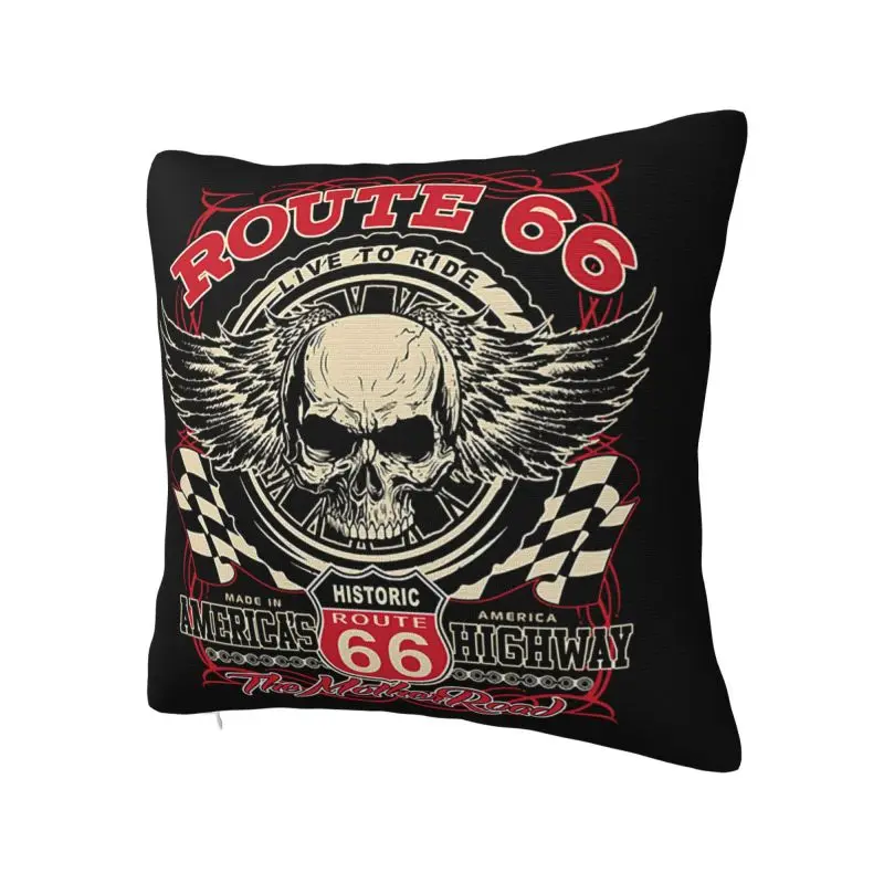 Americas Highway Route Throw Pillow Covers Living Room Decoration 3D Printed Sofa Chair Cushion Cover Polyester Cozy Pillowslip