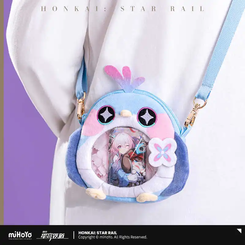 

Оригинальная игра Honkai Star Rail Aventurine Dr. Соотношение Робина 7 марта многофункциональная сумка через плечо Mihoyo Косплей плюшевая кукла сумка