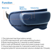 High Quality Smart Airbag Eye Massager Bluetooth Music Air Pressure Vibrations Heating Relax Body Relieve Stress Fatigue Improve