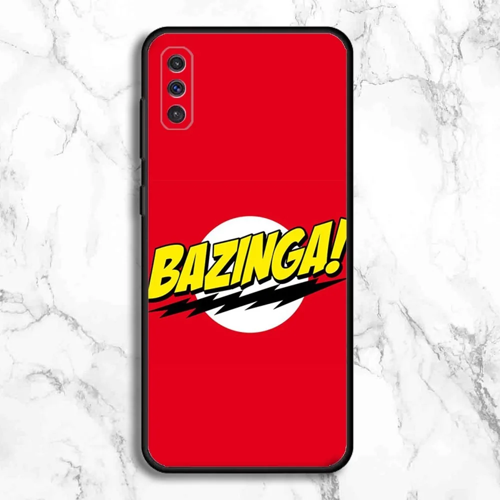 The Big B-Bang T-Theory Phone Case For Samsung Galaxy A13,A21s,A22,A31,A32,A52,A53,A71,A80,A91 Soft Black Phone Cover