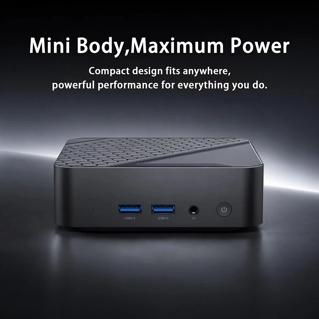 2026 Intel N150 Mini PC 16GB DDR4 512GB NVMe SSD Triple 4K 60Hz