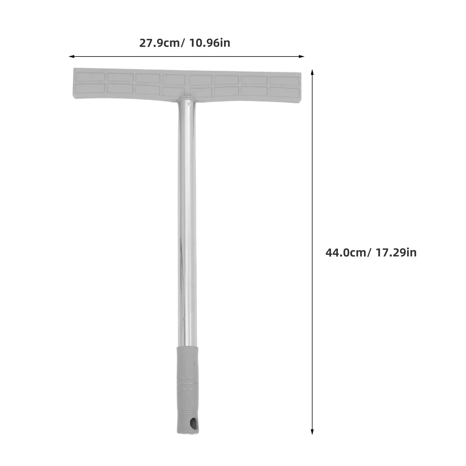 Handheld Poster Holder Stainless Steel 15.75 Inch for Sports Meetings Trade Shows Restaurants Airport Pickup Crowd Guidance