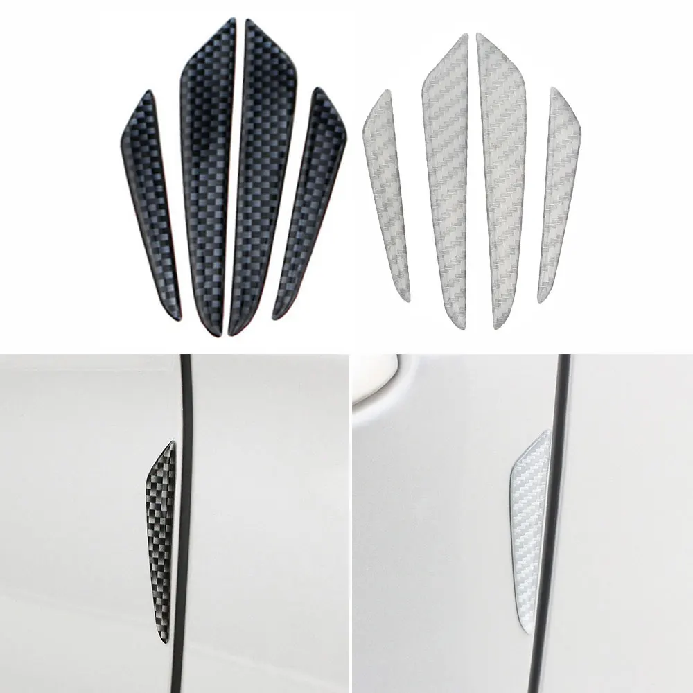 

Car Door Anti-Collision Strip Body Stickers 4Pcs Door Decorative Scratch-Resistant Sticker Modified Universal Doors Protector