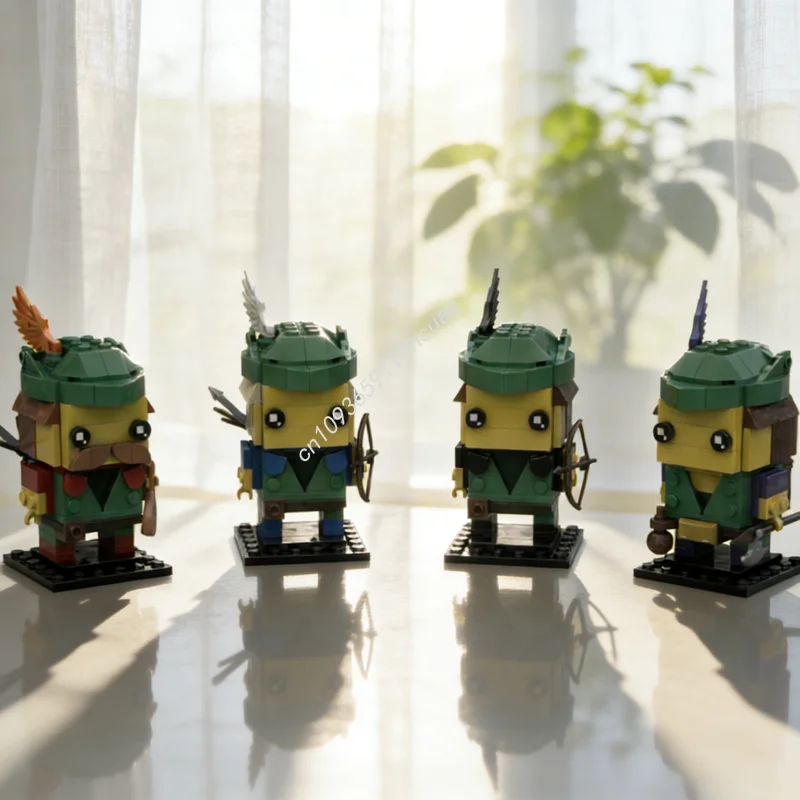 ชุดตัวต่อ MOC Forestmen Brickheadz 566 ชิ้น แบบจำลองปราสาท ของเล่นตัวต่อ สถาปัตยกรรม DIY ของขวัญคริสต์มาส ไอเดียสร้างสรรค์ เสริมสร้างการเรียนรู้