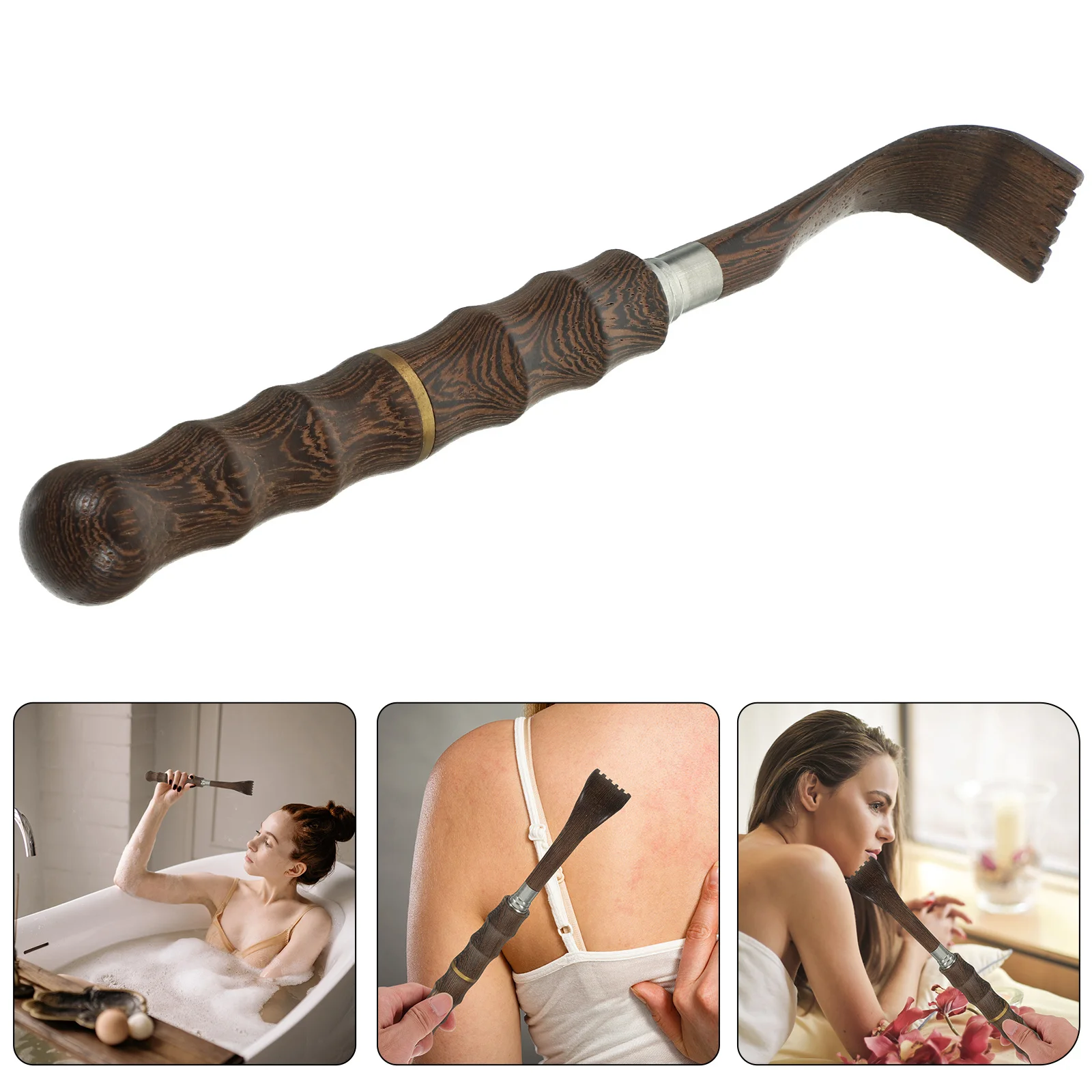 

Back Scratcher Stretchable Long Handle Body Scratching Tool Portable Back Itching Relief Massager for Adults Travel Use