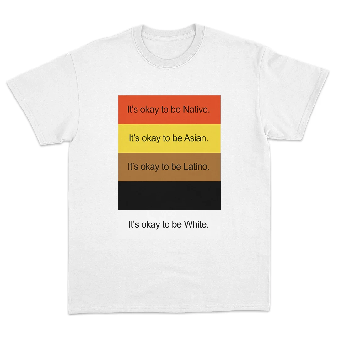 Multicultural Equality T - Shirt Men Women Anti - Racism Message Graphic Tee Black Short Sleeve