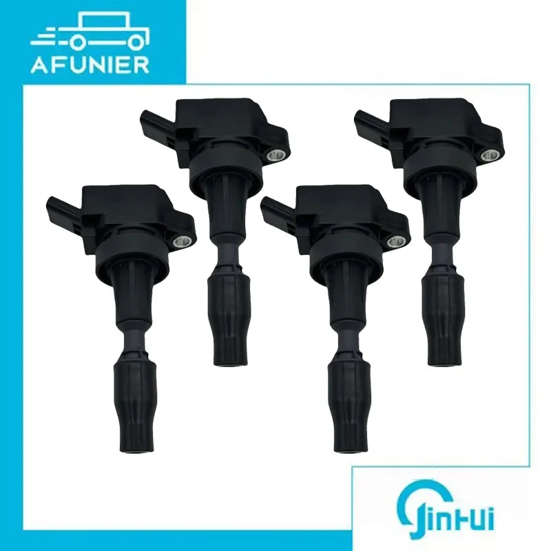 4Pcs Ignition Coil For Hyundai Kona Elantra Sonata Tucson Veloster Kia Soul Opima Forte 1.6L OE No.:27301-2B120,UF817