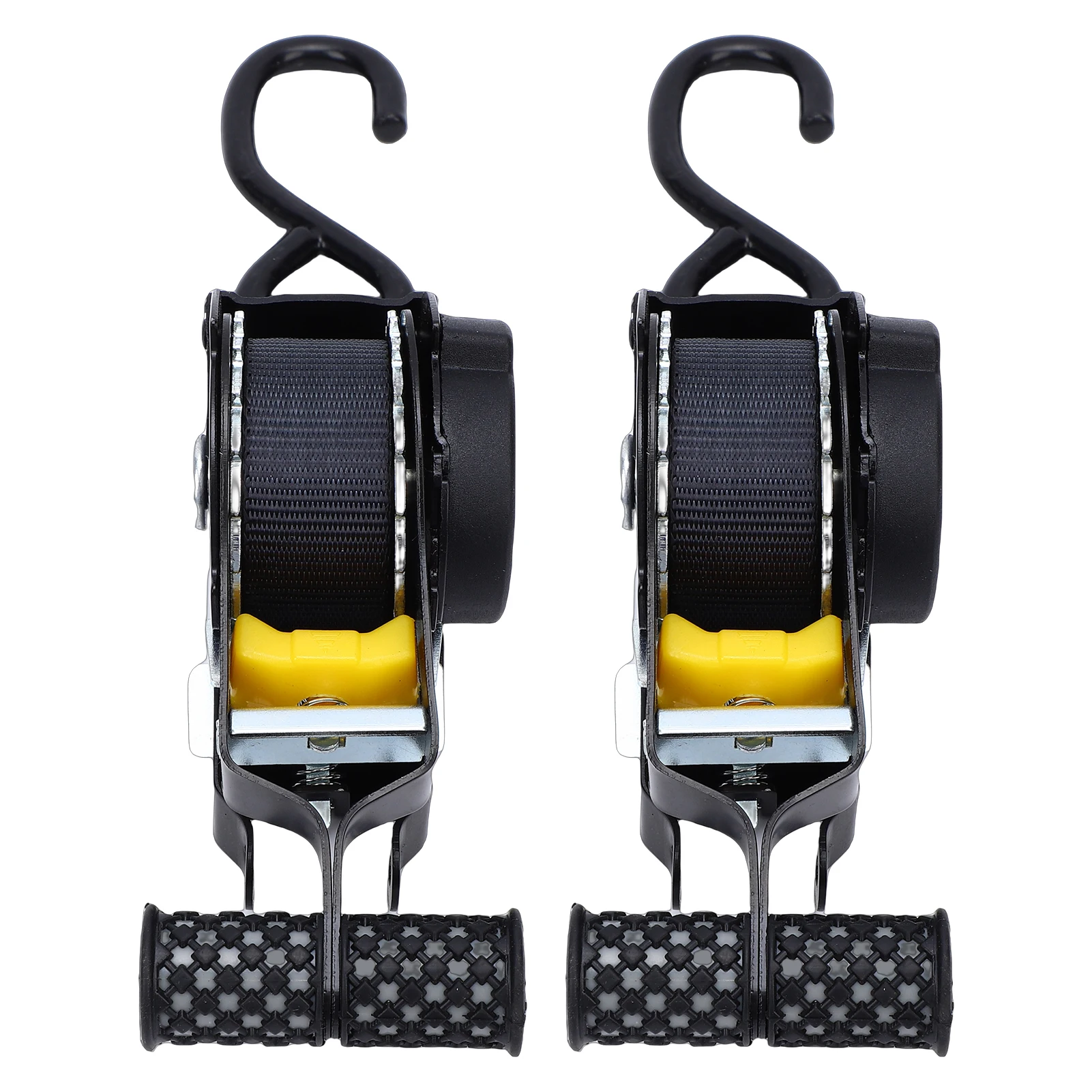 Paquete de 2 correas de amarre de trinquete retráctiles automáticas para Ford F150 F250 F350 Raptor camión cama carga segura poliéster resistente