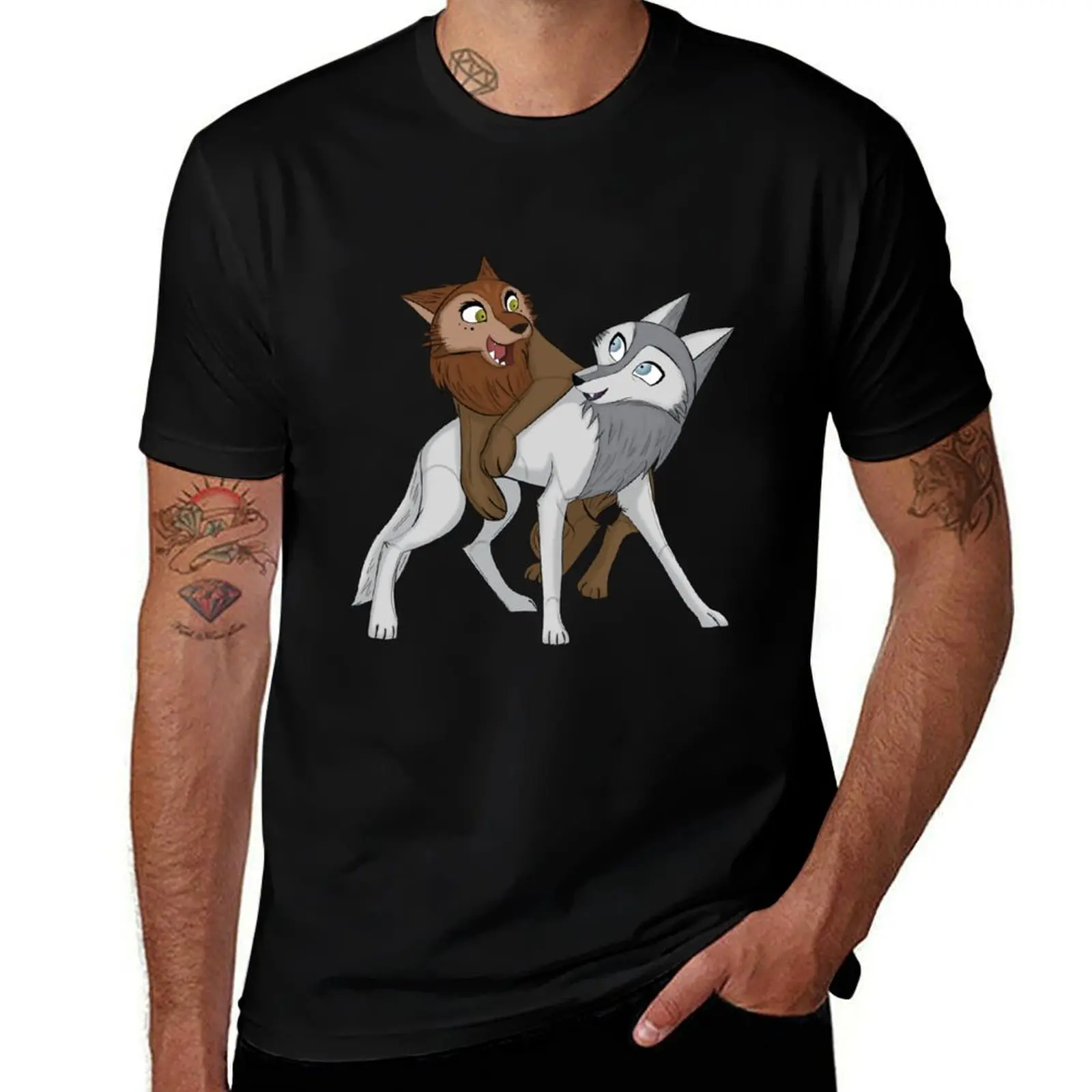 

Robyn & Mebh - Wolfwalkers T-Shirt anime t shirts oversize man t shirt designer T-Shirt
