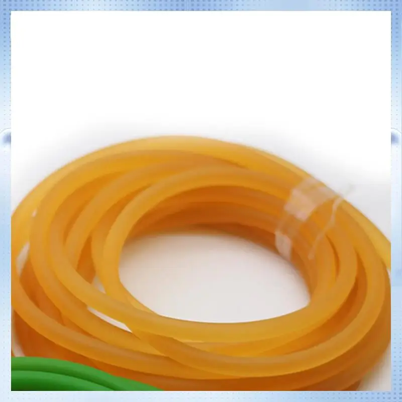 

ABHQ-Multipurpose 6Mm High-Elasticity Latex Rubber Band, 10 Meter, For Industry, Sports And Fishing Slingshots, Yellow