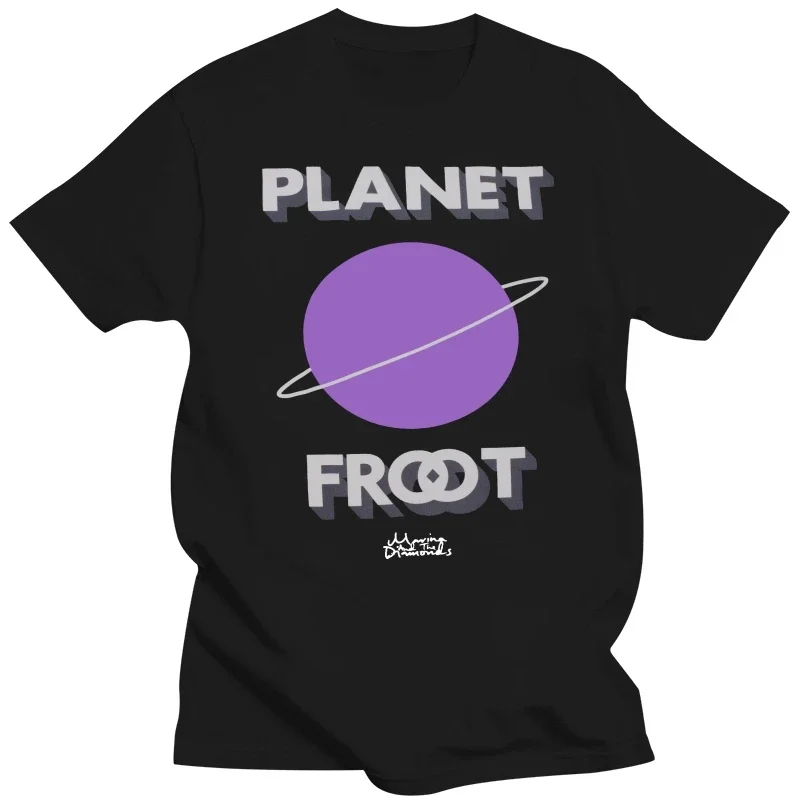 PLANET FROOT Marina ve elmas gömlek  graphic t shirts   men clothing  şaka hediyeler baskılı T shirt kısa kollu Hipster Tee