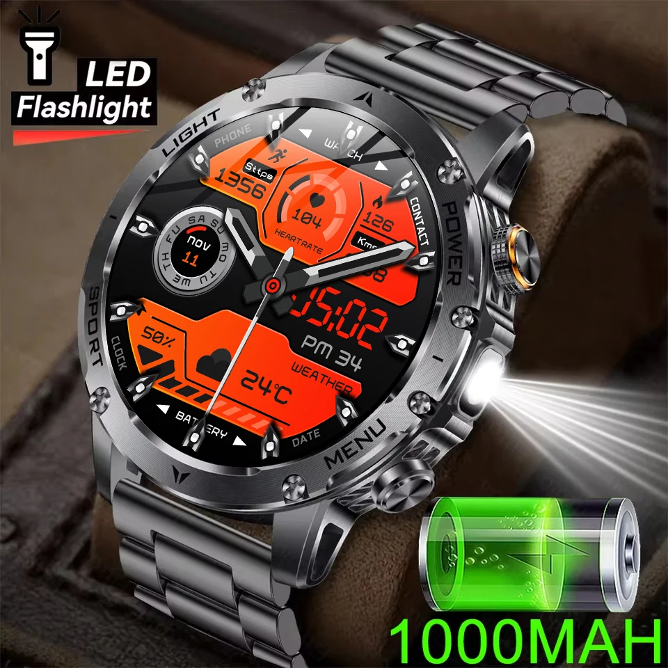 

Новые 1000 мАч супер емкость аккумулятора для взрослых мужчин умные часы 1,7 дюйма большой экран Bluetooth вызов IP68 водонепроницаемые спортивные часы мужские