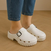 EVA Women Platform Beach Sandals Summer Clogs Slippers Fashion Women's Flat Slippers Outdoor Antiskid Waterproof Home Sandals - Image 2