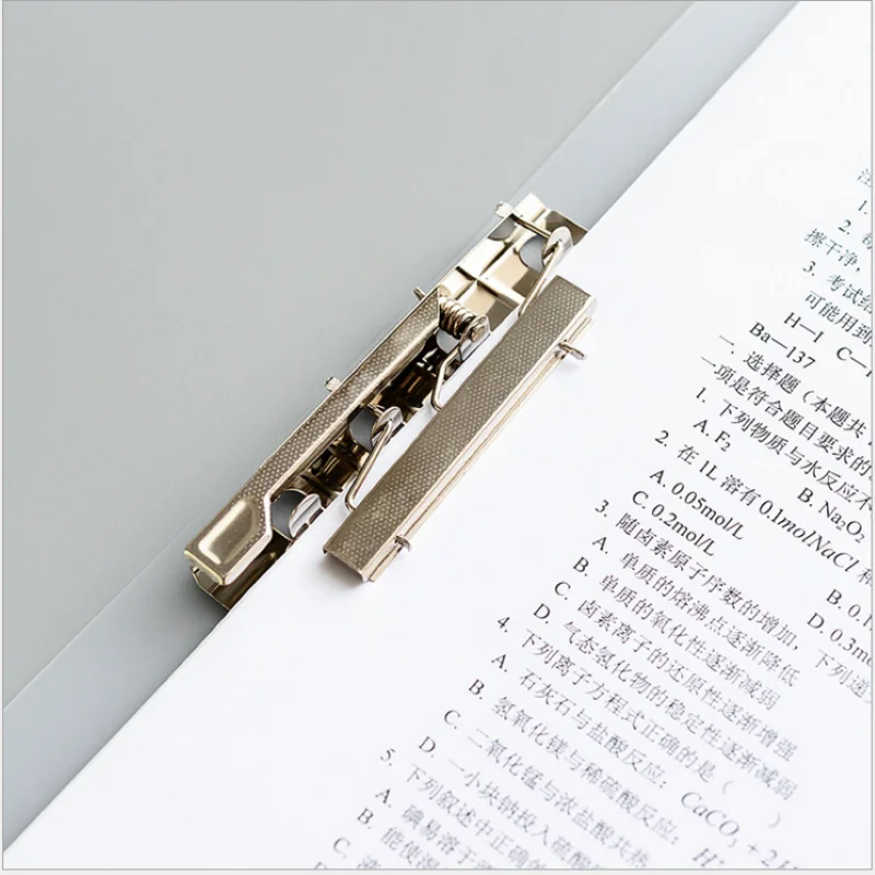 Creative Stationery Double Strong Clip PP Folder Horizontal A3 Vertical A4 Paper Clips Office Document Folder Student Clipboard