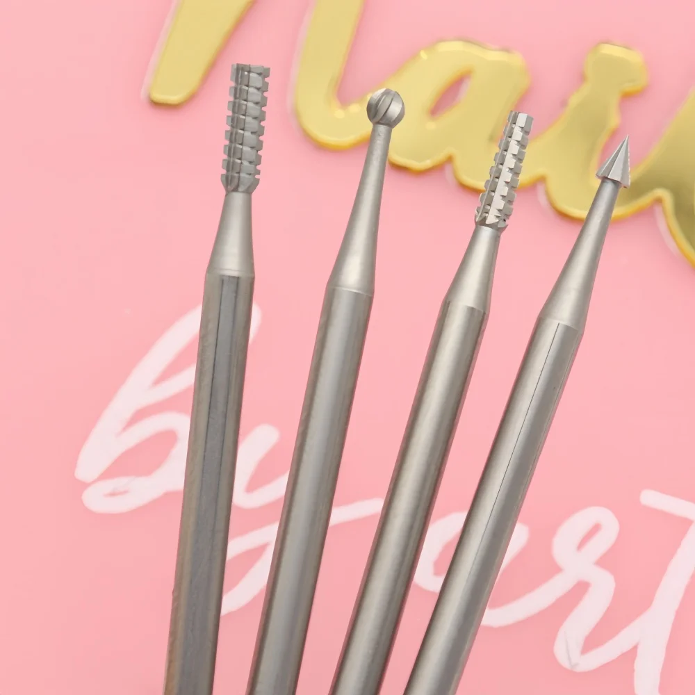1Pcs High Speed Steel Nail Drill Bit Set Professional Manicure Pedicure Cuticle Remover Grinding Polishing Rotary Burr Tools