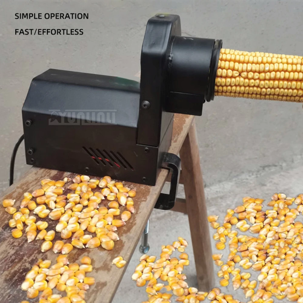 معالج معدات تغذية مقشرة الذرة الكهربائية الأوتوماتيكية بالكامل