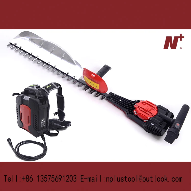 NPLUS OEM Available Professional Garden Hedge Trimmer High-Speed Brushless Coreless Motor Cordless High Efficiency Hedge Cutter