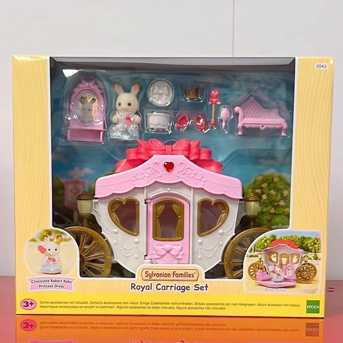 Original Sylvanian Families Dreamland Series Royal Carriage Set Princess Pony Ternurines Kawaii Birthday Gift For Girl