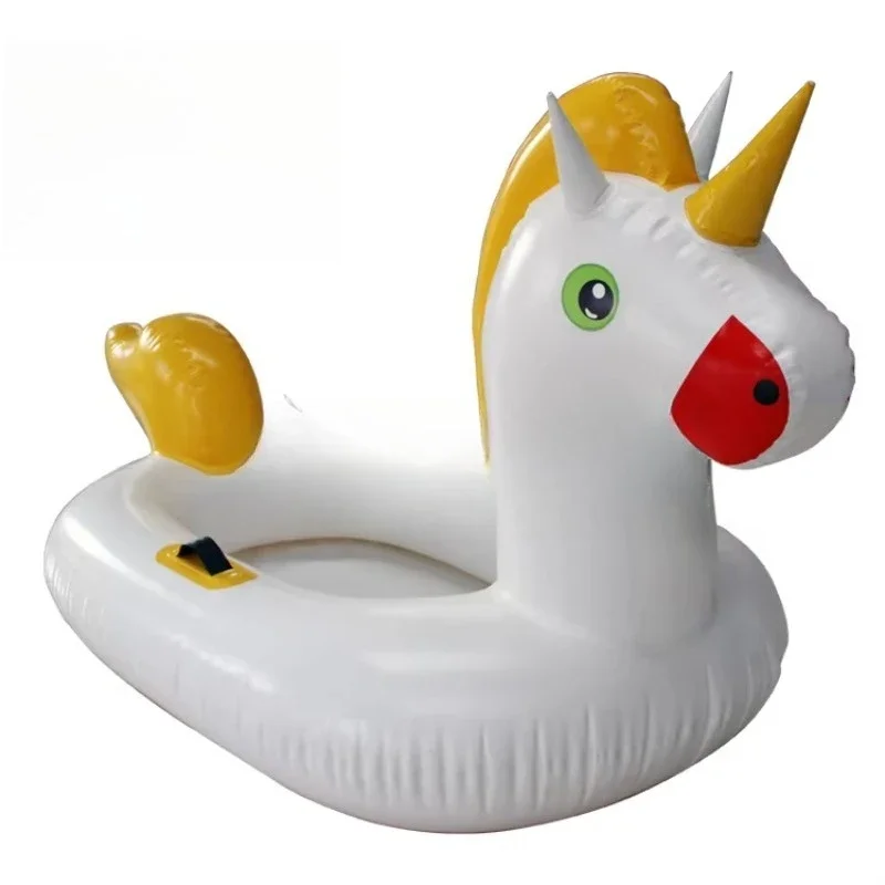 High quality inflatable children's bumper boat blue electric water banana paddle boat children's electric boat