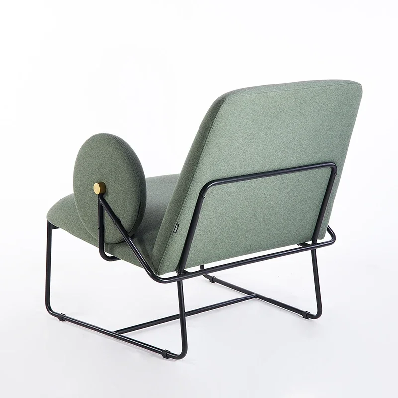 

zq Leisure Chair Modern Nordic Living Room Bedroom Couch Armchair Single Seat
