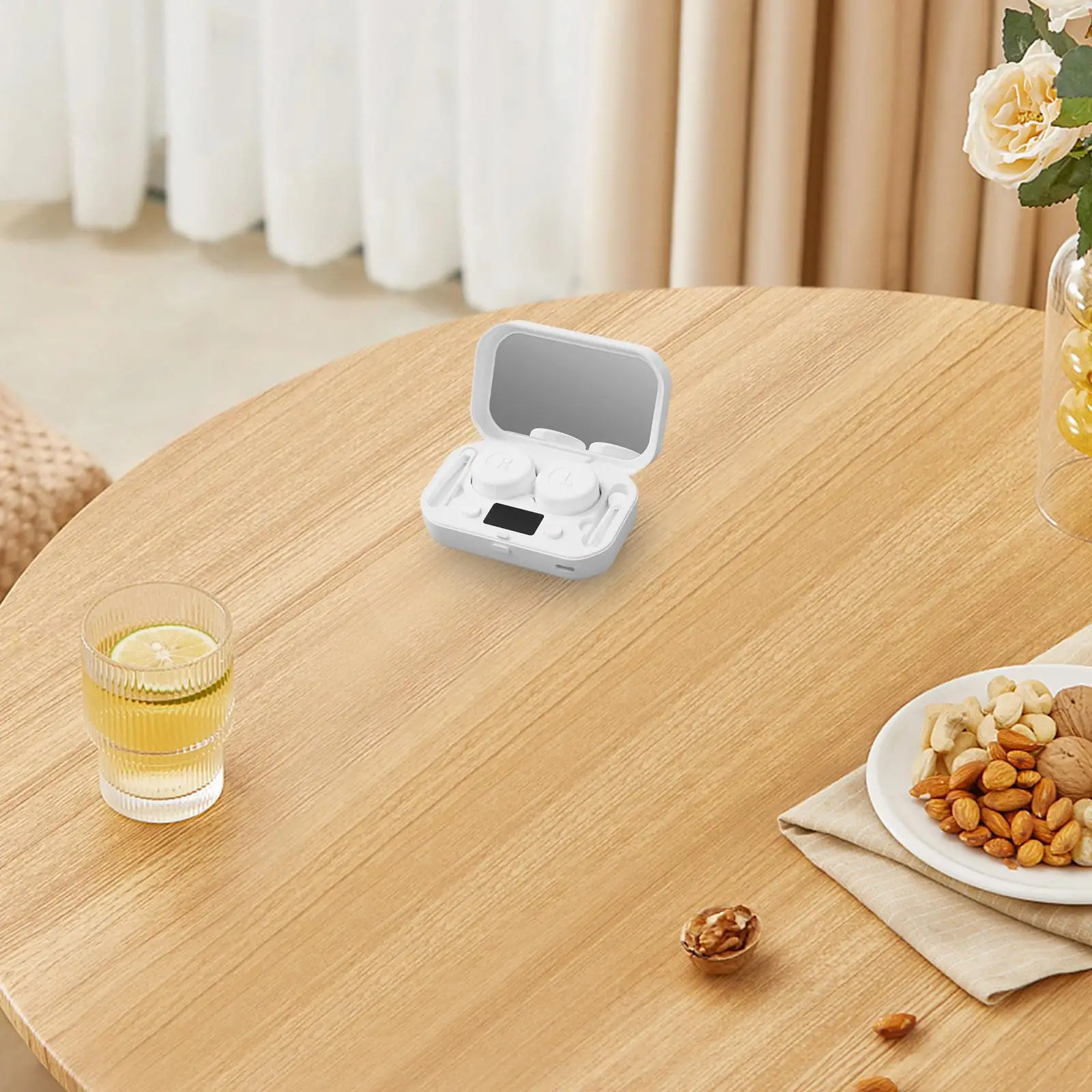 

Машина для очистки контактных линз Контейнер для чистки контейнера для хранения контактов