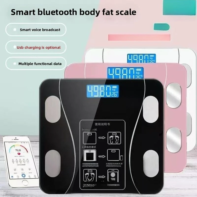 

Body fat scale Weight loss and fat loss scale Smart Bluetooth fat scale Electronic scale Household scale Health scale