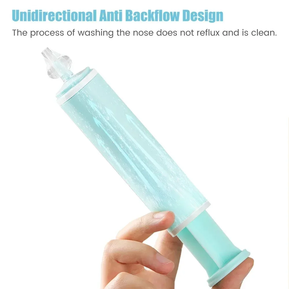 Portable 60ML Nasal Aspirator Reusable Adult Children Nasal Washer Rhinitis Nasal Irrigator Washing Tools