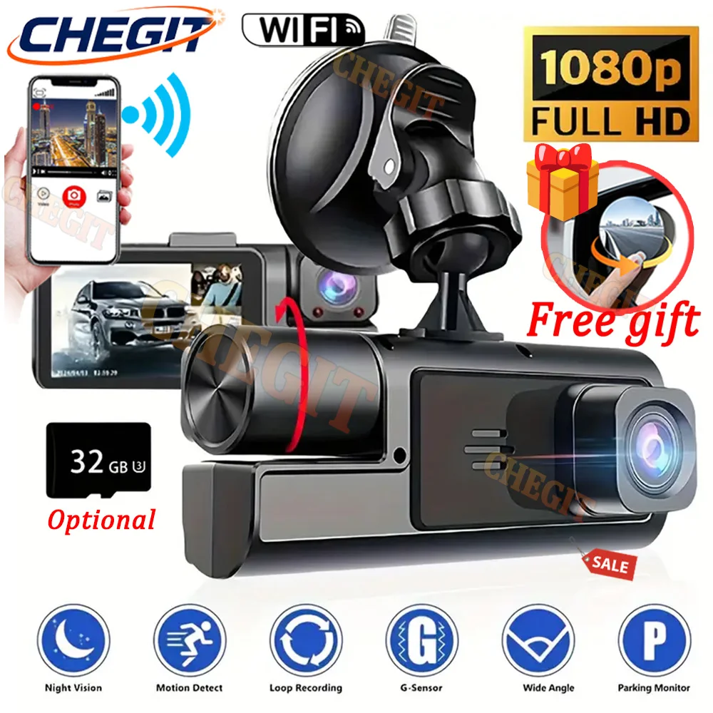 Wifi 3 Cameras Car … - image