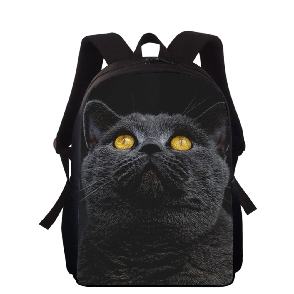 

British shorthair cat 16" 3D Print Kids Backpack Primary School Bags for Boys Girls Back Pack Students School Book Bags