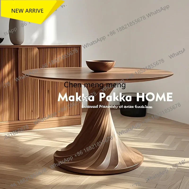 

z183 Medieval Style Living Room Dining Tables Nordic Creativity Luxury Design Round Table Simple ART Dining Room Furnitur Móveis