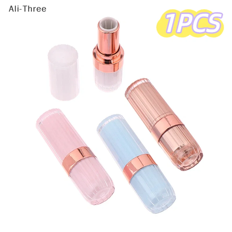 Tubo per rossetto con fibbia rotonda da 3,6 g Tubi per balsamo per labbra vuoti Lucidalabbra Confezione per trucco da viaggio Tubi per campioni Contenitore per rossetto fatto da sé