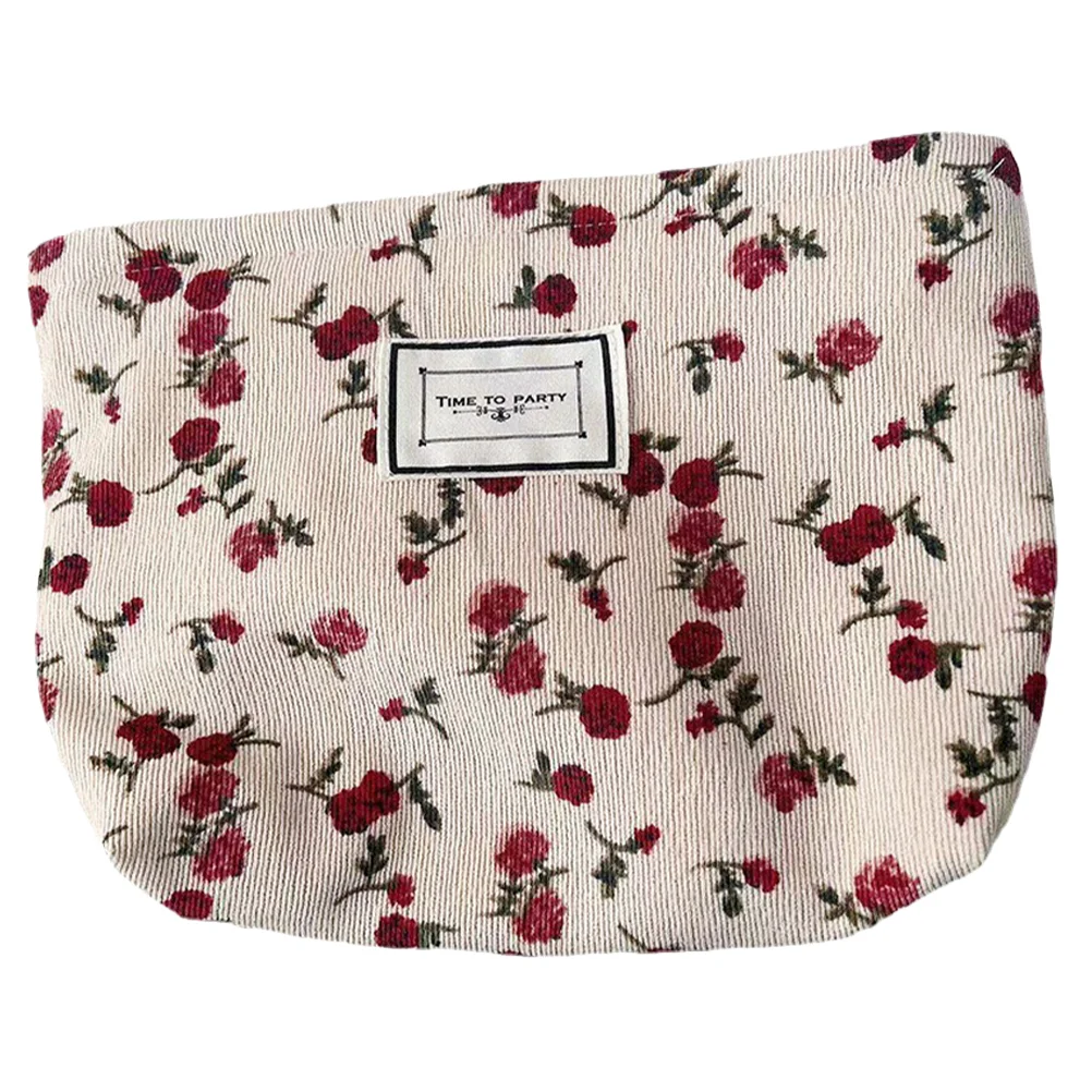 

Flower Makeup Bag for Women Pouch Toiletry Small Travel Organizer Portable