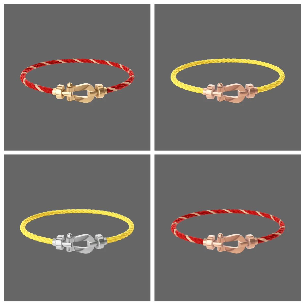 

Высококачественный, модный и классический браслет в форме подковы среднего размера и гладкой отделкой в 2025 году.