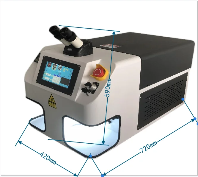 Stainless Steel Jewelry Portable Manual Laser Welding Machines For Platinum