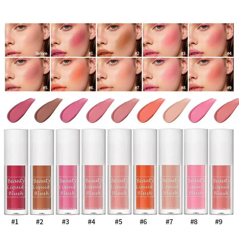 Nuovo fard liquido per il viso multiuso nutriente guancia Blush occhi labbra trucco viso Blush Stick bacchetta colorata cosmetici di bellezza