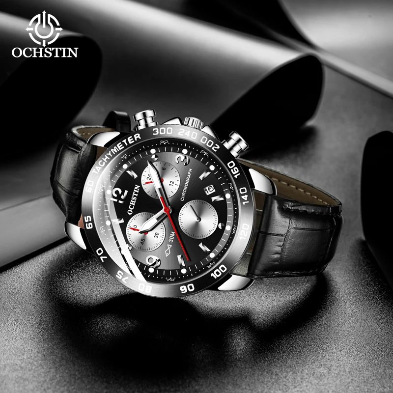 

Ochstin Business Luxury New 2024 Prominente Celebrity Series Multi functional Quartz Movement Watch Men's Quartz Watch