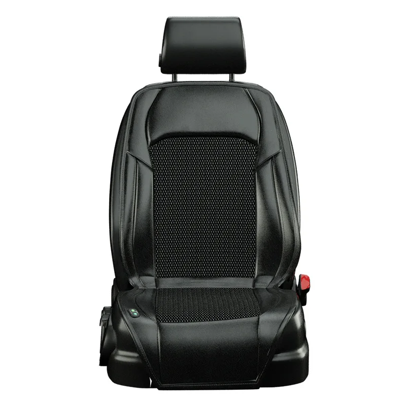 DC12V  Car Summer Cool Air Seat Cushion With Fan Fast Blowing  Ventilation Car Seat Cooling Messager 2 USB Ports Pain Cure Pat