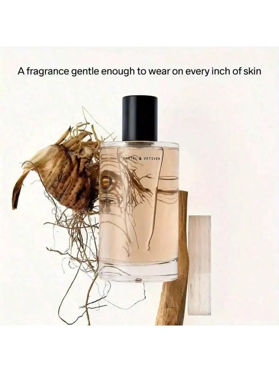 

Salt & Stone Body Mist, Santal & Vetiver Scent, Skincare Infused Hair & Body Spray for Women and Men, Hydrating Fragrance with G