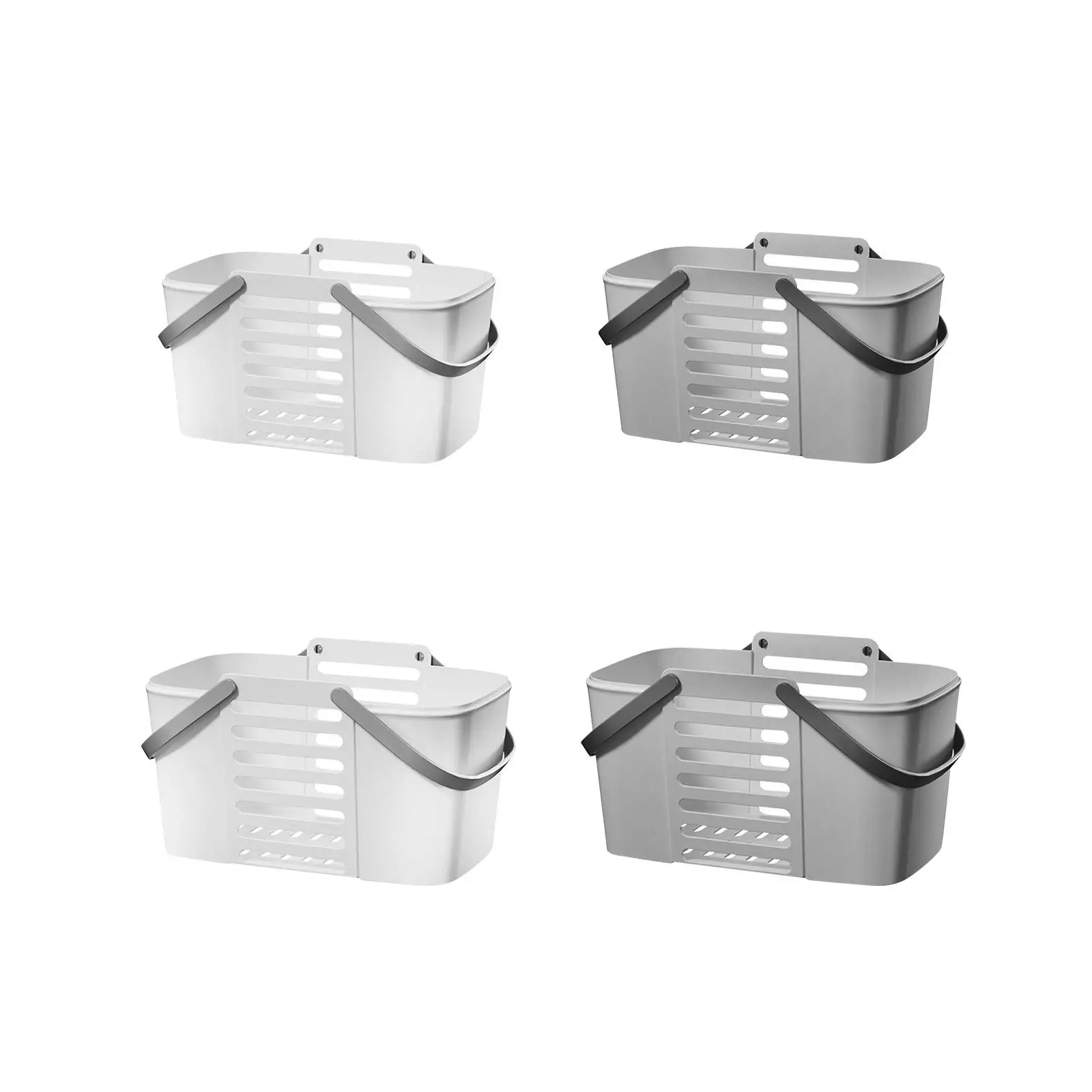 Shower Caddy Basket Large Capacity Storage Tote with Drainage Holes Multipurpose Bath Basket for Camp Garage Dorm Kitchen Gym