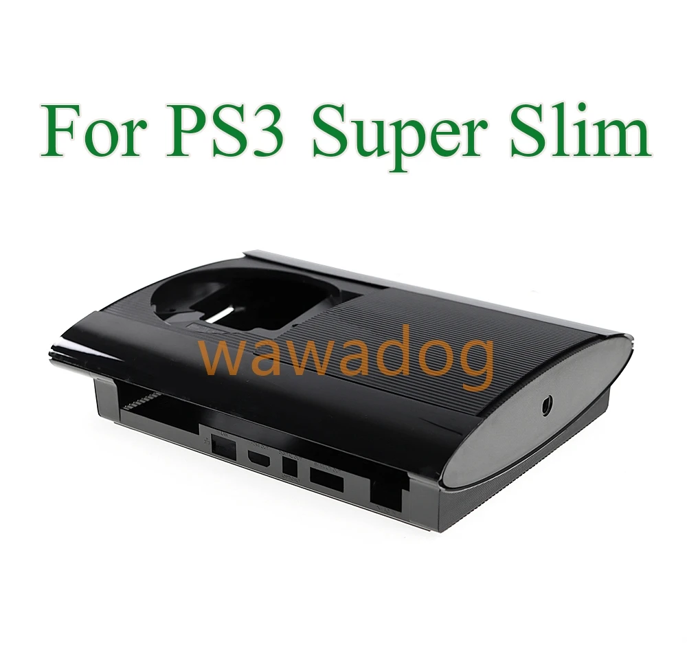 1set custodia completa custodia Shell per PS3 Super Slim 4K 4000 Console Faceplate Cover colore nero con Kit completo