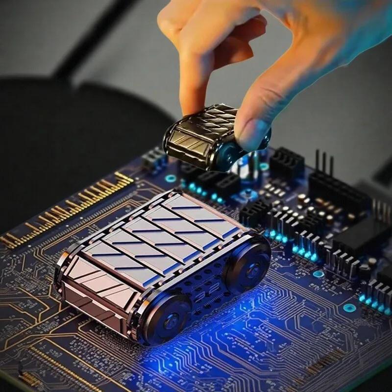 Rolo de metal fidget spinner tanque autismo tdah metal edc brinquedo mesa de escritório brinquedo alívio da ansiedade brinquedo adulto presente