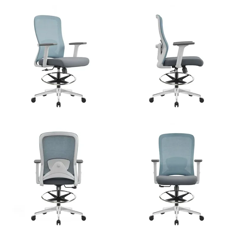 durable Wholesale Sample Cheap Mesh Sillas Oficina Swivel Revolving Guest Manager Office Chair for Office/chair Office