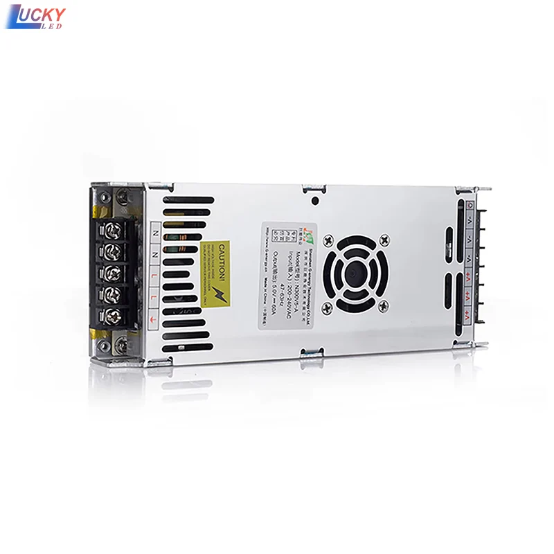 슬림 AC 200~240V - DC 전원 공급 장치 전원 변환기 5V60A 300W LED 디스플레이 LED 모듈 LED 간판용