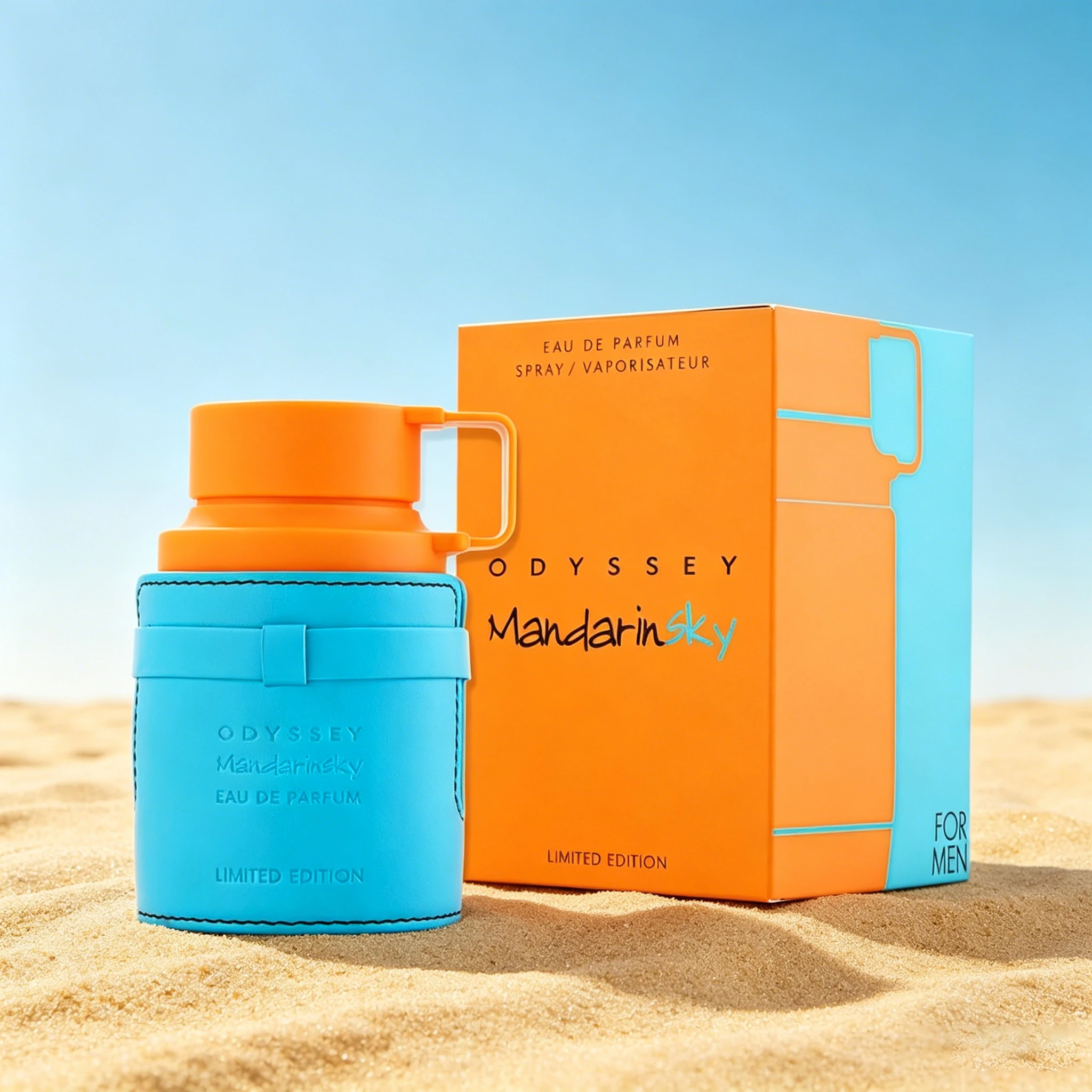Odyssey - Edição Limitada Mandarinsky da Rmaf para Homens, Spray EDP de 3.4 Oz, Fragrância Duradoura, Perfume Árabe Feminino