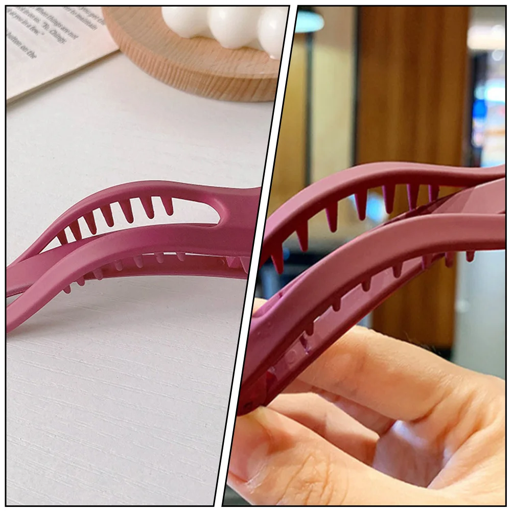 

Large Hair Clips for Women Bathing Shower Household Color Durable Plastic Long Lasting Practical Elegant Simple Design