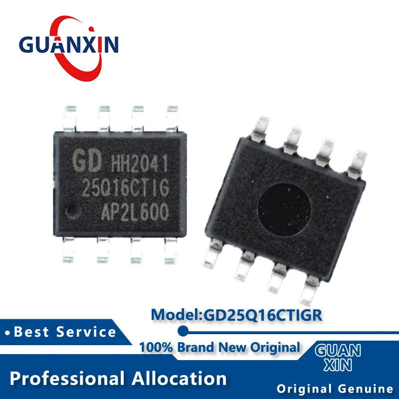 

100% New electronics GD25Q16CTIGR GD25Q16CTIG SOP-8 Marking 25Q16CTIG GD25Q16